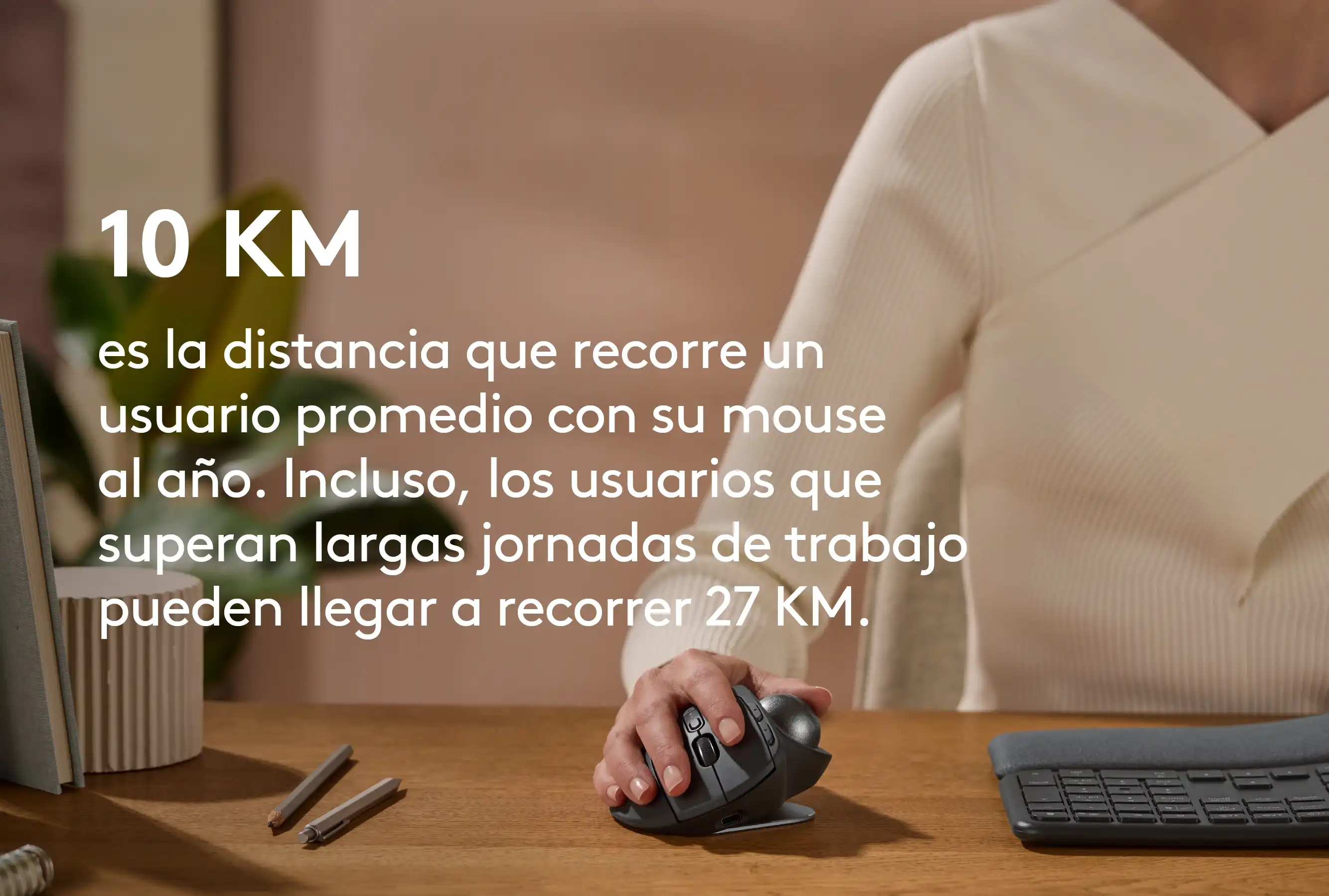 10 kilómetros de desplazamiento de la mano al año