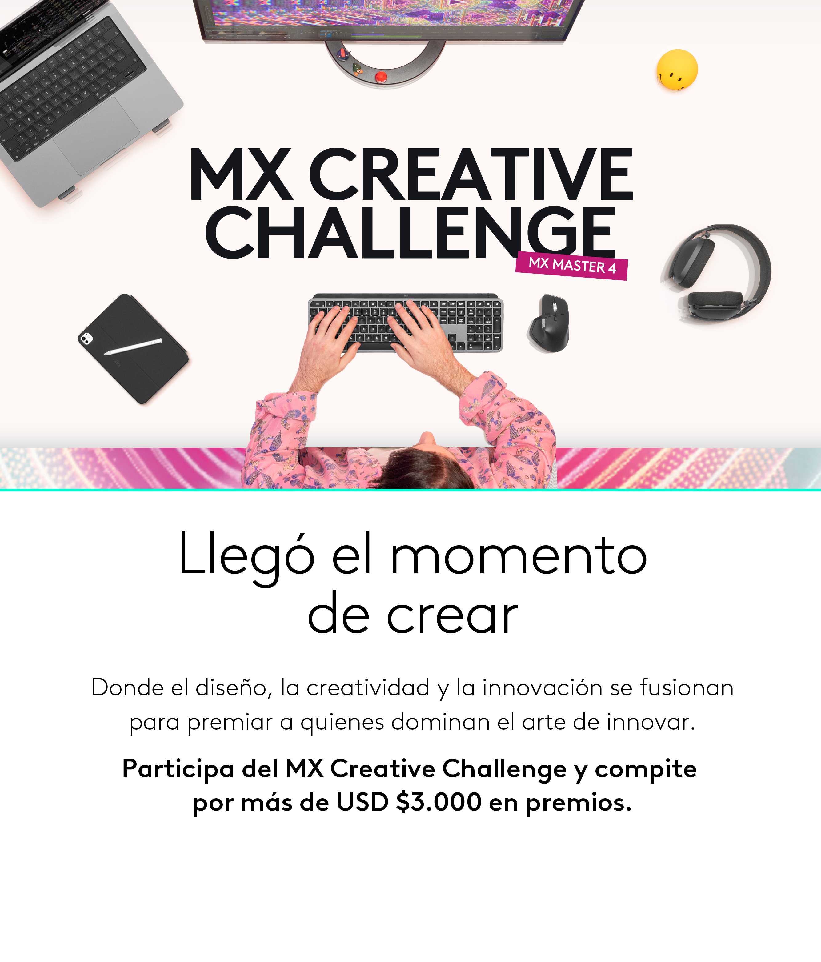 Inscribete en el MX Creative Challenge
